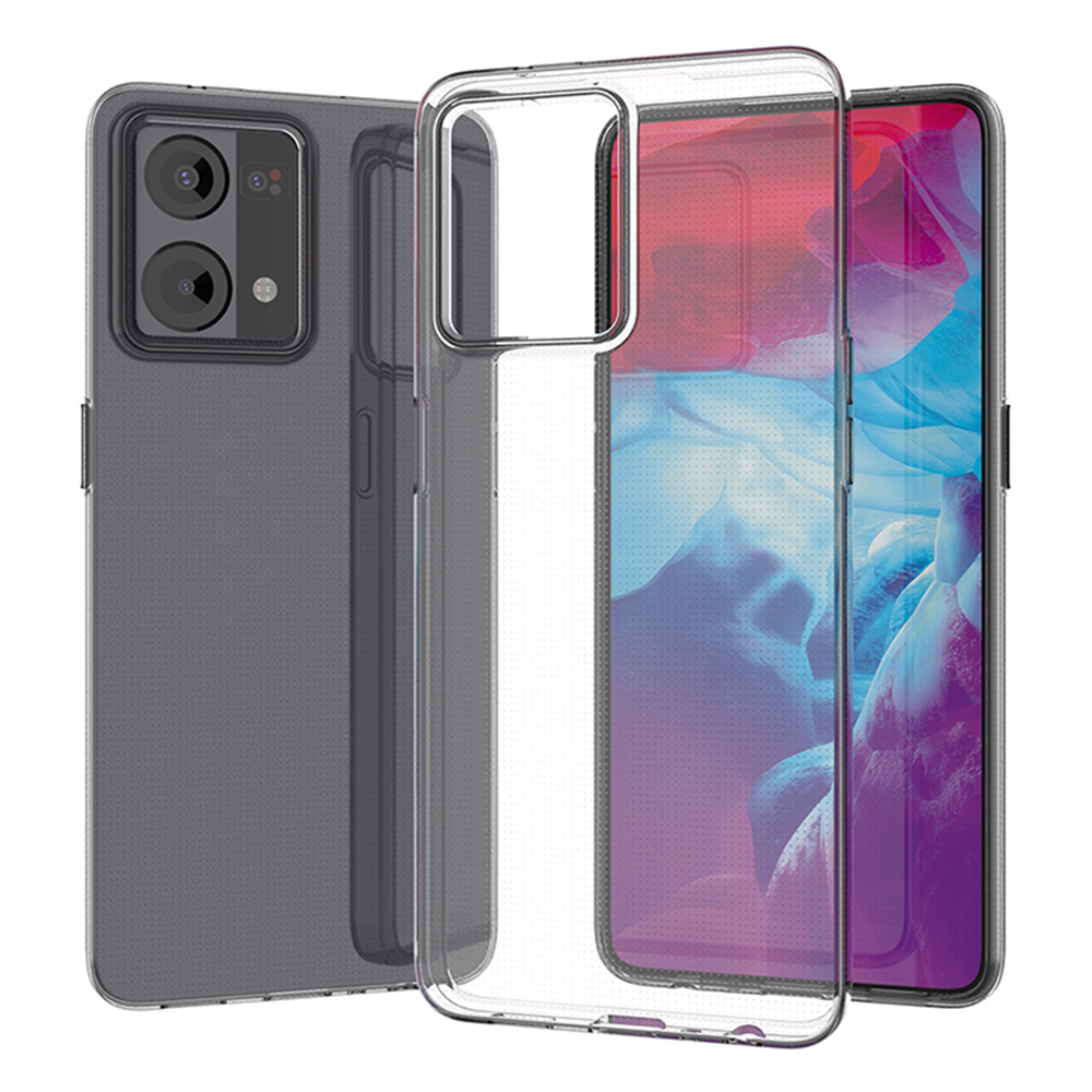 

Ultra Slim Telefonabdeckung Für Oppo Reno7 4G Anti-drop-anti-kratzer Transparentes Weiches Tpu-telefon Zurück, Oppo Reno7 4G