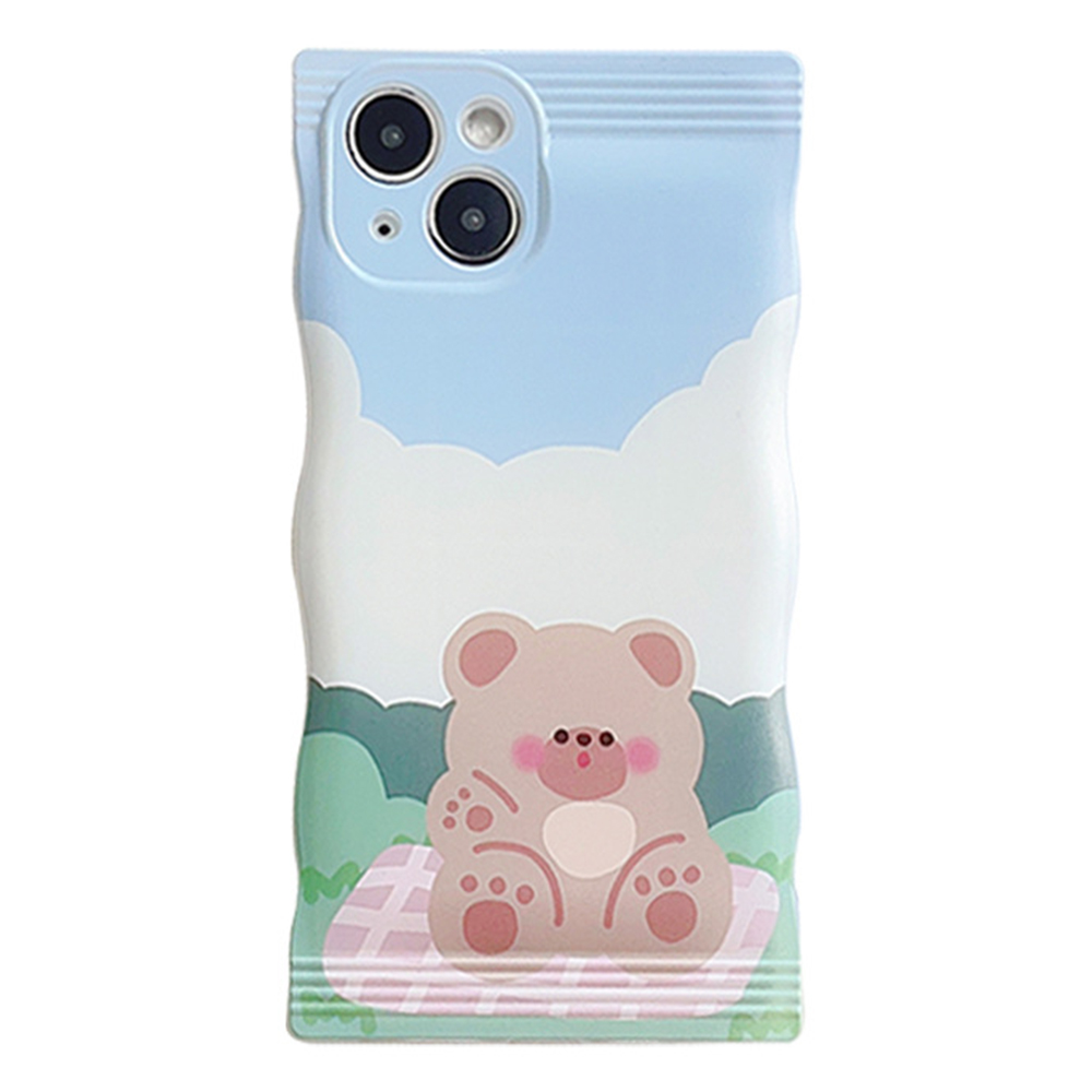 

Симпатичная Печать с Рисунком Медведя Для Iphone 14, Share Bag Form, iPhone 14