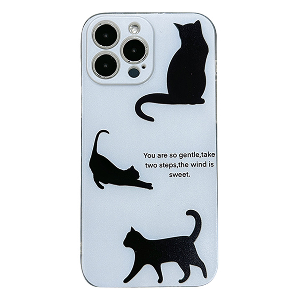 

Для Iphone 13 Pro 6,1 Дюйма Shock-resection Без Slip Soft TPU Case Three Cute Kittens Printing Design Print, iPhone 13 Pro