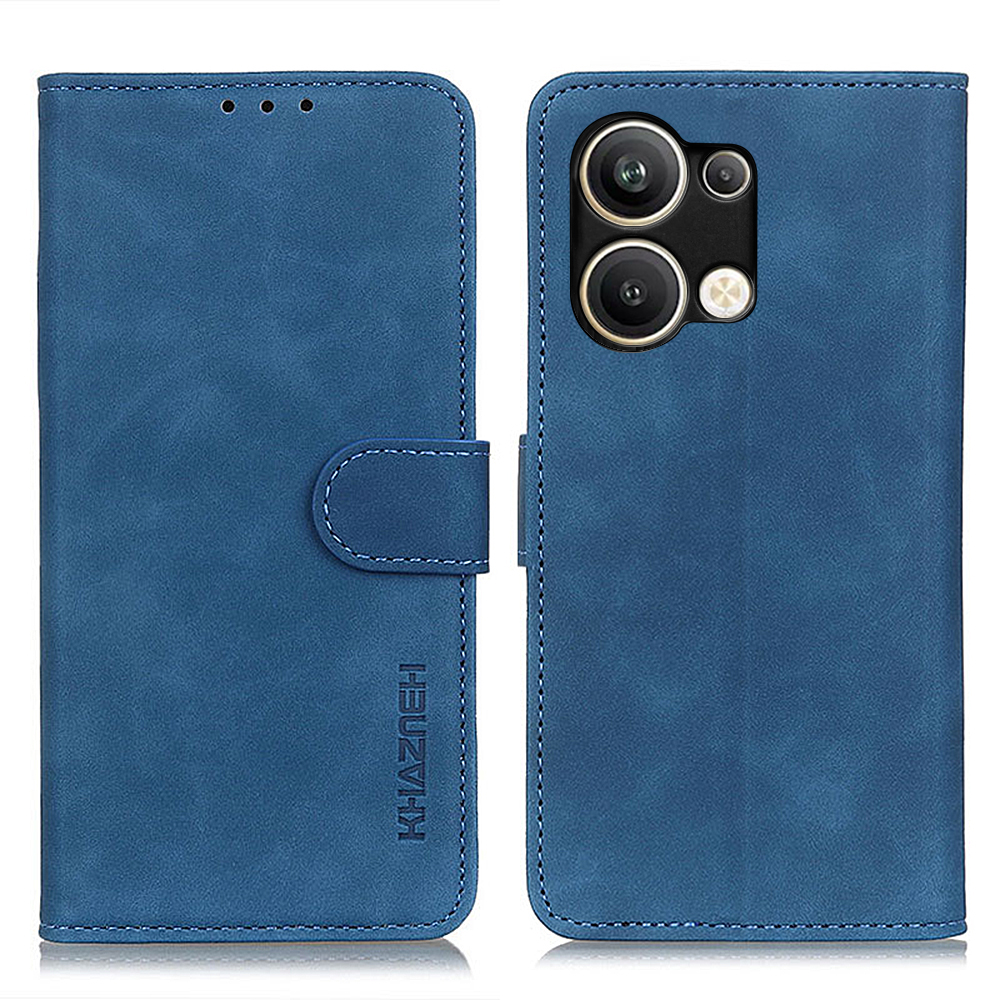 

Khazneh Für Oppo Reno9 Pro+ 5G Retro Textur Anti-fall-telefon Hülle Wallet Schocksicheres Pu-leder-handyabdeckung - Blau, Oppo Reno9 Pro+ 5G