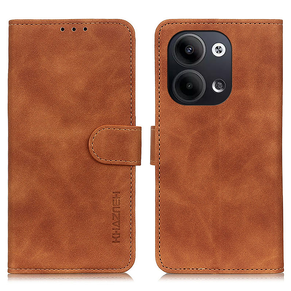 

Khazneh Für Oppo Reno9 Pro 5g / Reno9 5G Retro Textur Stand Wallet PU Leder Kratzfeste Telefonhülle Schutz Mobiltelefonabdeckung - Braun, Oppo Reno9 Pro 5G