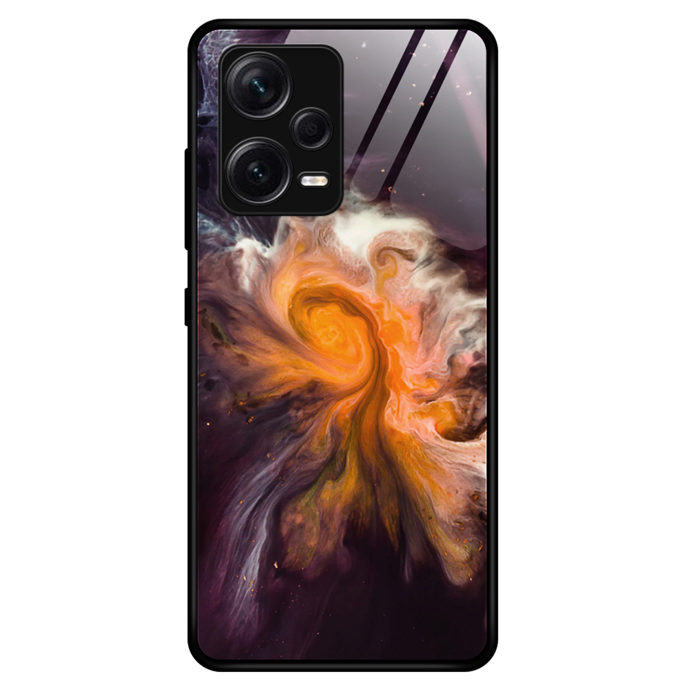 

Für Xiaomi Redmi Note 12 Pro + 5G Telefonhülle, Bump Proof Tempered Glas + PC + TPU Marmormusterabdeckung - DL01, Xiaomi Redmi Note 12 Pro+ 5G