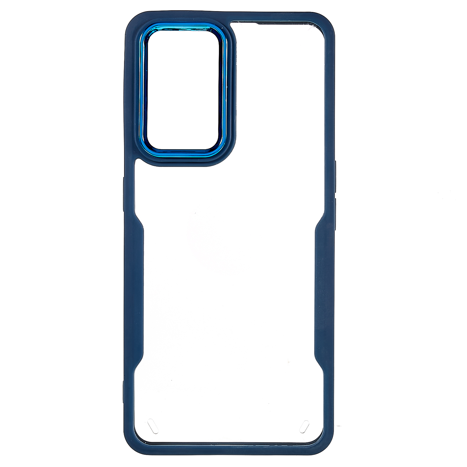 

Für Realme GT Neo2 5G / GT Neo 3T 5G PC -elektroplatten -objektivrahmen Rückenhülle Hybrid Soft TPU Hartes Acryl Transparentes Telefongehäuse - Blau, Realme GT Neo2 5G