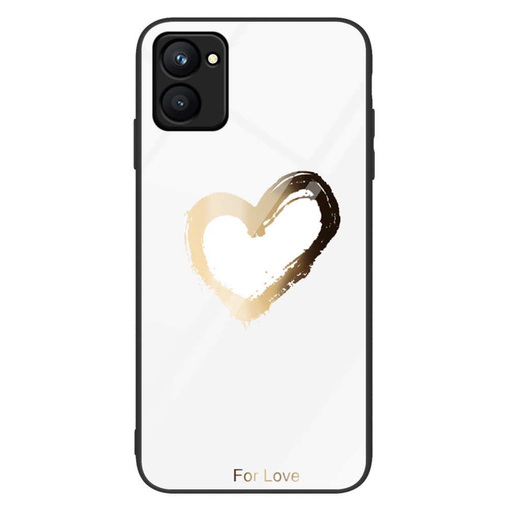 

Für Realme C33 4G Muster Druckgedruckt - Für Die Liebe / Weiß, Realme C33 2023 4G