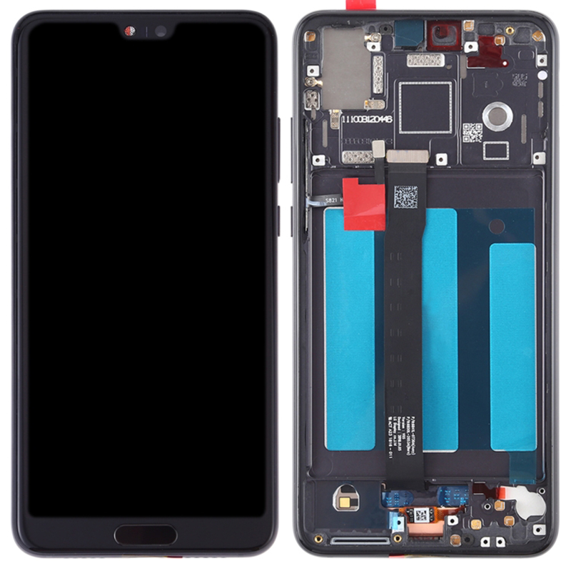 

Für Huawei P20 Grade C LCD -bildschirm Und Digitalisiererbaugruppe + Rahmenersatzteil (ohne Logo), Huawei P20