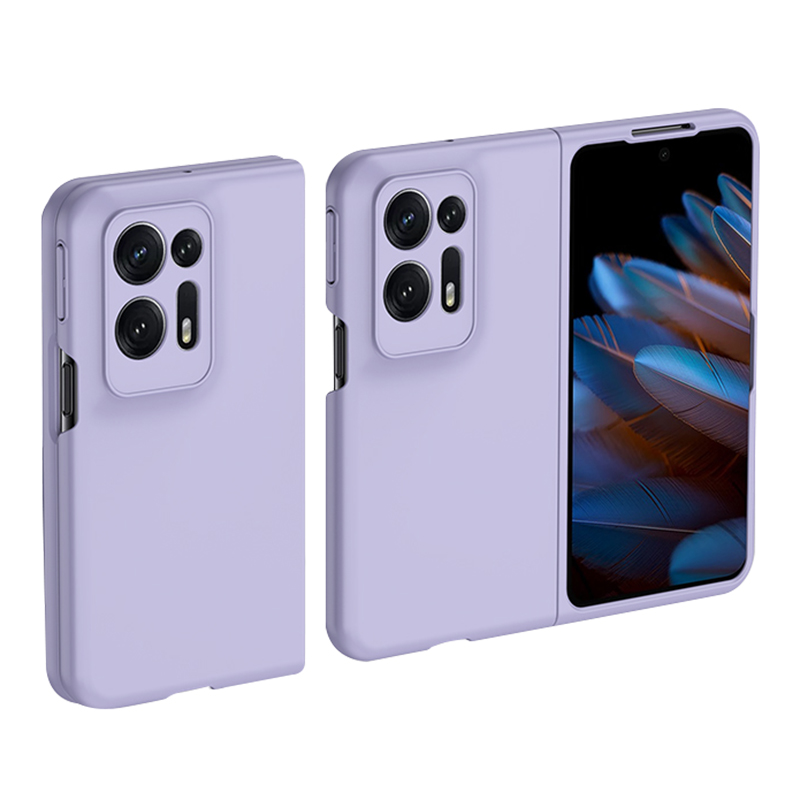 

Für Oppo Finden Sie N2 5G Skin-touch Feel Hard PC Hülle Drop-proof-schutzhandyabdeckung - Violett, Oppo Find N2 5G