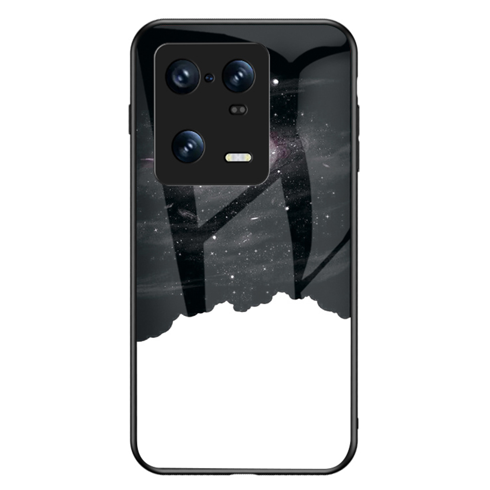 

Für Xiaomi 13 Pro 5G Sternenhimmelmuster Druckmantelhülle Hartpc+soft TPU Schockfeste Hybridabdeckung - Kosmischer Sternenhimmel, Xiaomi 13 Pro 5G