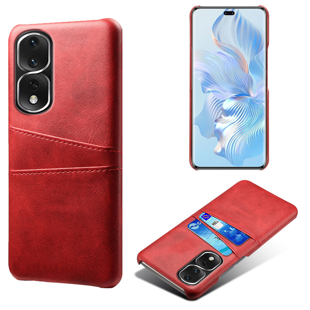 

Für Ehren 80 Pro 5G Anti-Scratch Pu-lederbeschichtete Hartpcschal - Rot, Honor 80 Pro 5G