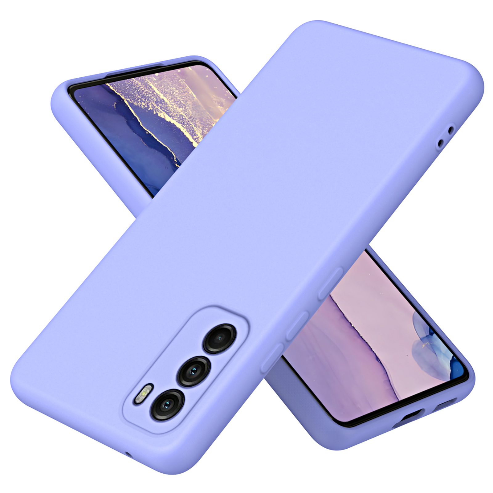 

Für Motorola Moto G Stylus 5G (2022) Faserfaserfaserfabrik - Violett, Motorola Moto G Stylus 5G (2022)