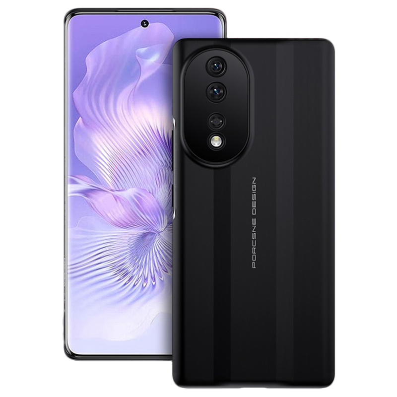

Für Ehren 80 5G Schutzhülle, Gummierte Oberflächen -hard -pc -rückbedeckung Beule -proof -telefonhülle - Schwarz, Honor 80 5G