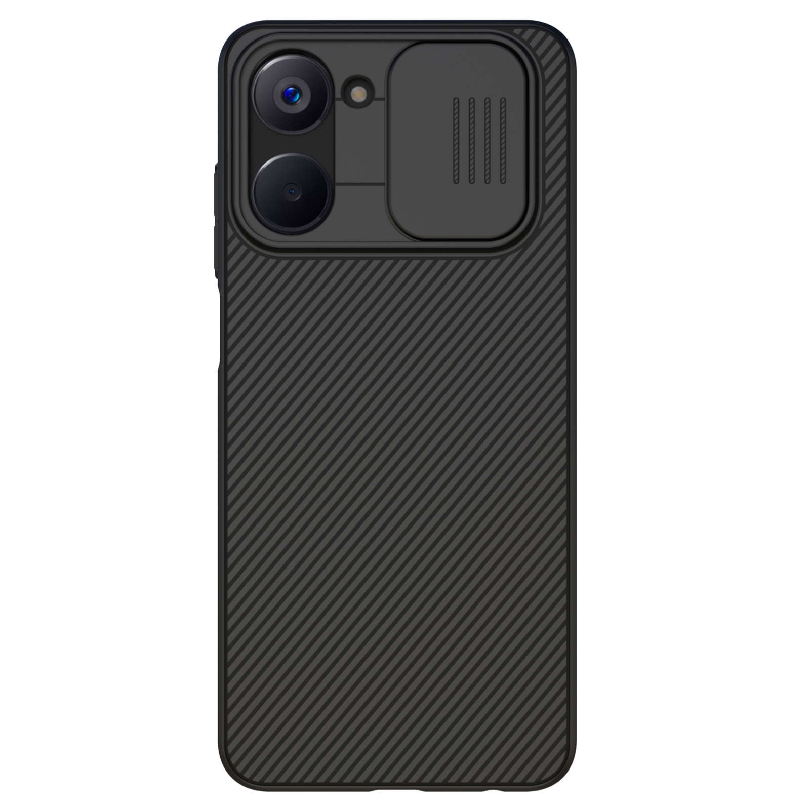 

Nillkin Camshield Hard-pc-telefonhülle Für Realme 10 4G, Dia-objektivschutz Drop-proof-smartphone-abdeckung - Schwarz, Realme 10 4G