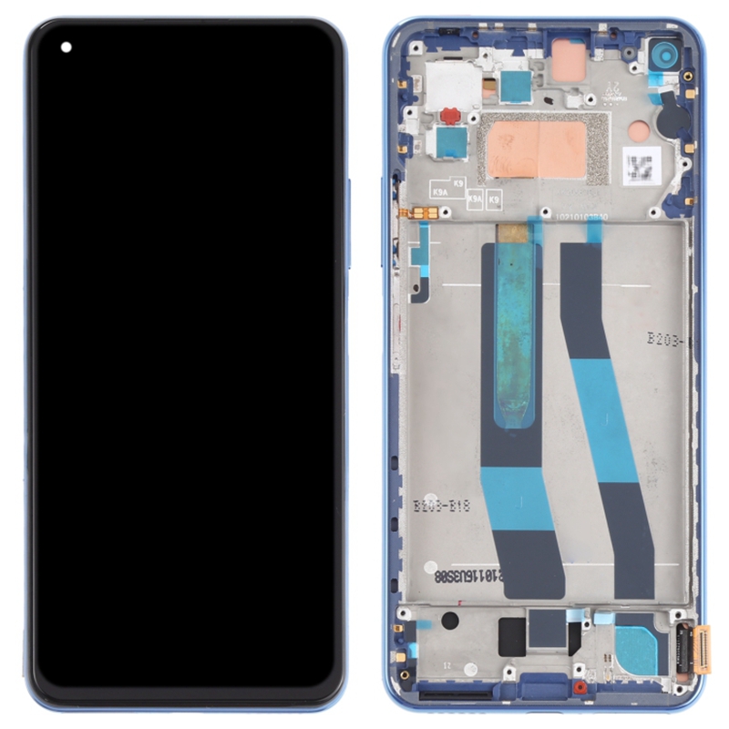 

Für Xiaomi Mi 11 Lite 4g / 5G Grad B LCD -bildschirm Und Digitalisiererbaugruppe + Rahmenteil (TFT -technologie) (ohne Logo) - Blau, Xiaomi Mi 11 Lite 4G