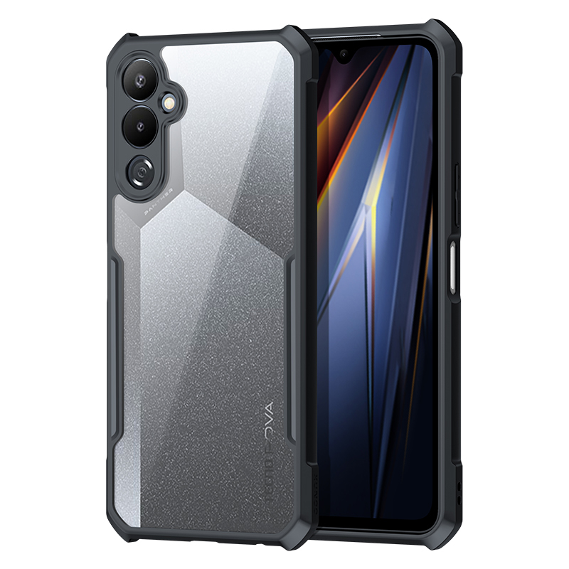 

Xundd Für Tecno Pova 4 4 g Leichtes Transparentes Telefonkoffer Acryl+tpu Anti-fall-fall-rückzugabdeckung, Tecno Pova 4 4G