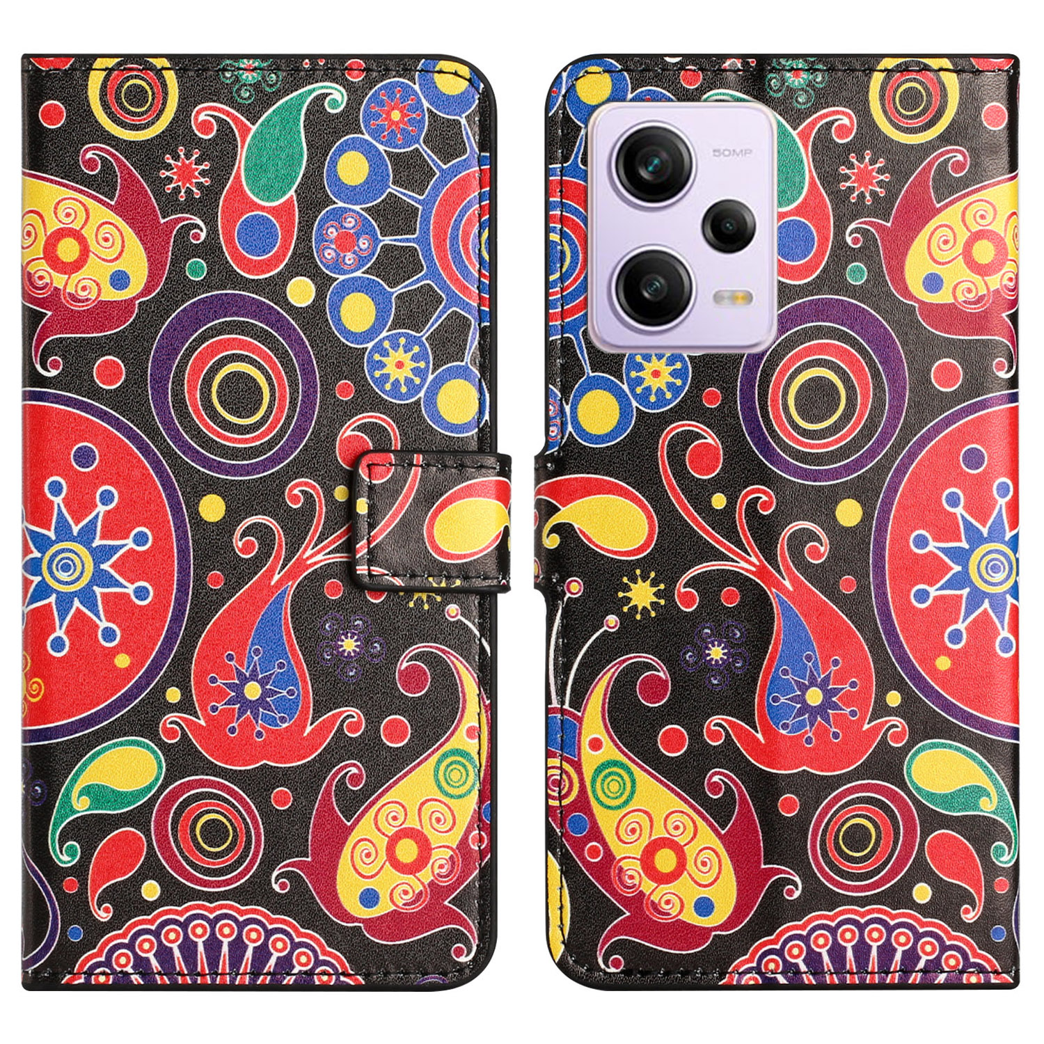 

Brieftasche Telefonhülle Für Xiaomi Redmi Note 12 Pro 5G, Musterdruck PU Lederständer Cover - Qualle, Xiaomi Redmi Note 12 Pro 5G