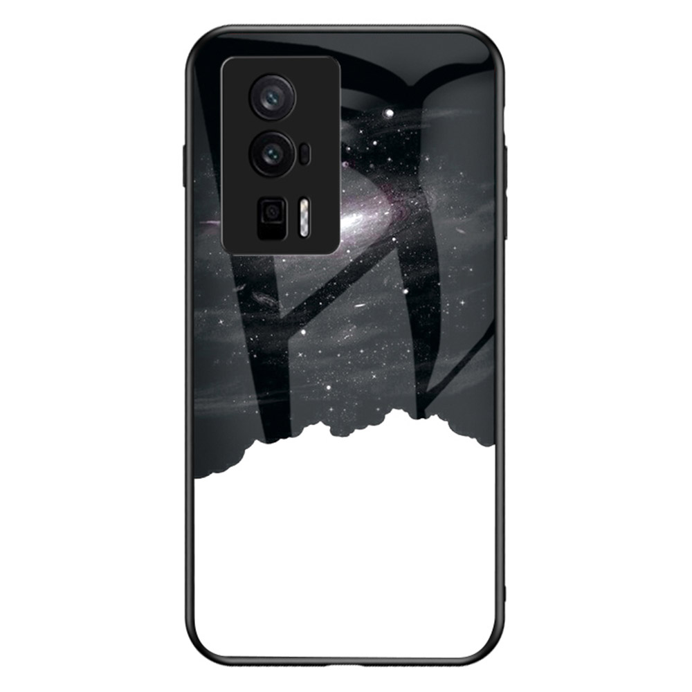 

Für Xiaomi Redmi K60 5G / K60 Pro 5G Temperiertes Glas+pc+tpu Phone Case Starry Sky Muster Druck Anti-kratzerabdeckung - Kosmischer Sternenhimmel, Xiaomi Redmi K60 5G