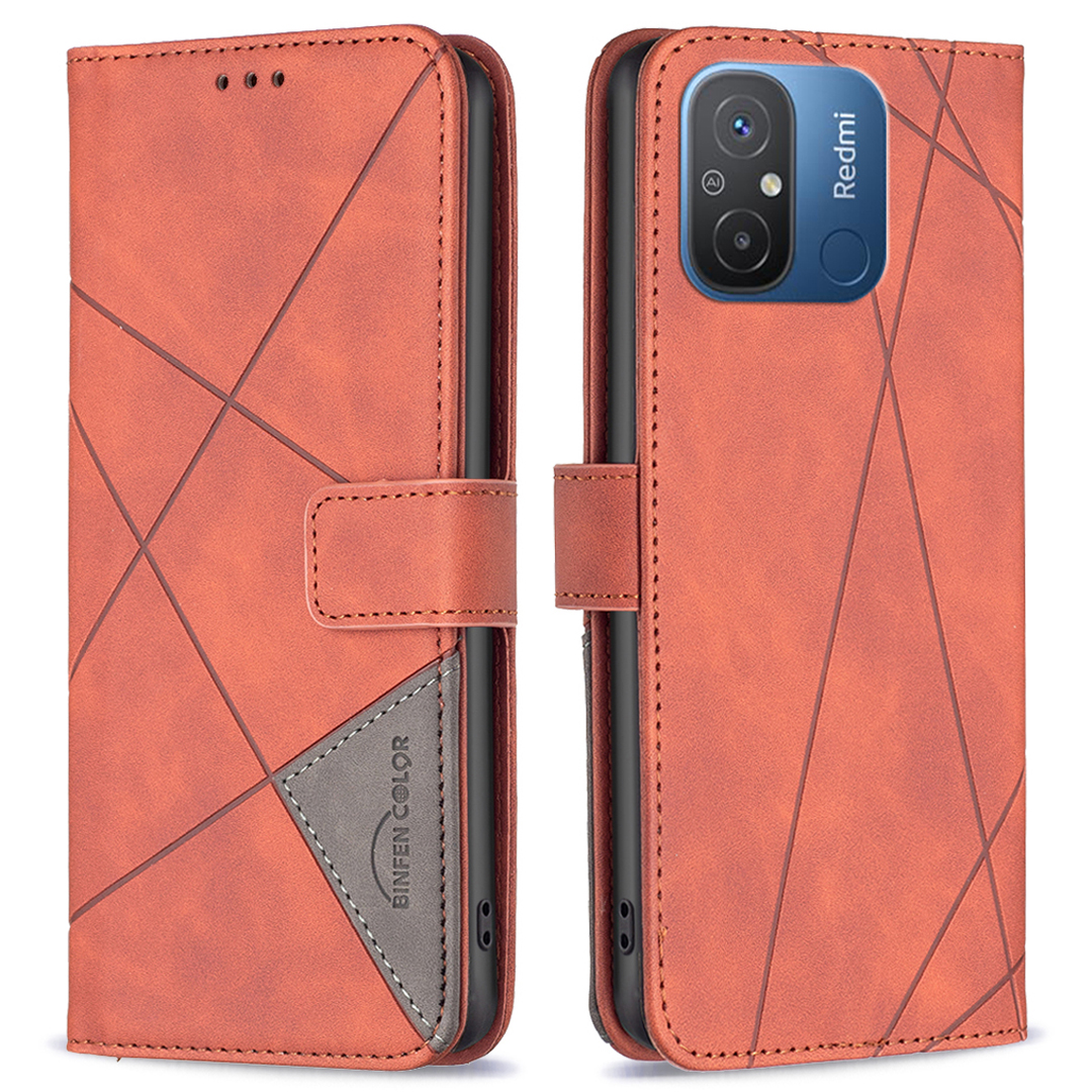 

Binfen Color BF Sprudel Muster Serie-2-stil 05 Für Xiaomi Redmi 12C 4G Telefonhülle Flip Leder Hülle Brieftasche Telefonabdeckung - Braun, Xiaomi Redmi 12C 4G