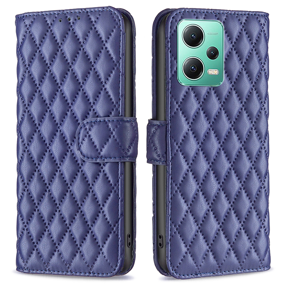

Binfen Color Wallet Telefonhülle Für Xiaomi Redmi Note 12 5G Flip Folio Leder Cover Ständer BF Style-14 Telefonhülle - Blau, Xiaomi Redmi Note 12 5G (China)