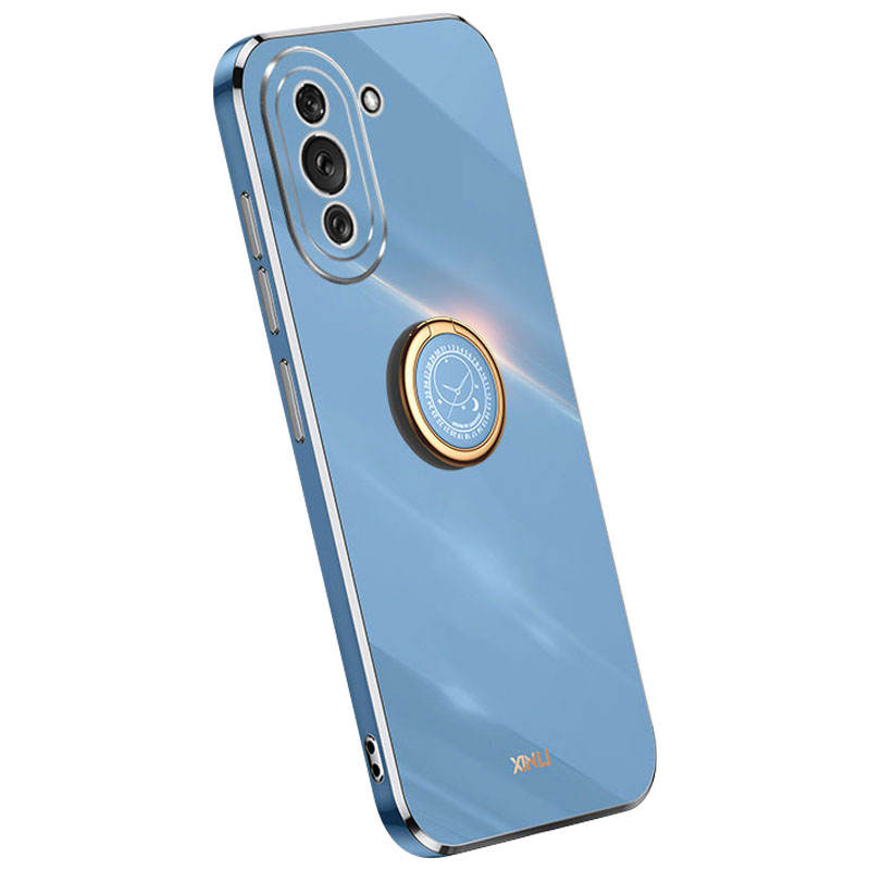 

Xinli Für Huawei Nova 10 4G Telefonhülle Mit Kickstand, Elektroplierender TPU -rückschutzabdeckung - Blau, Huawei nova 10 4G