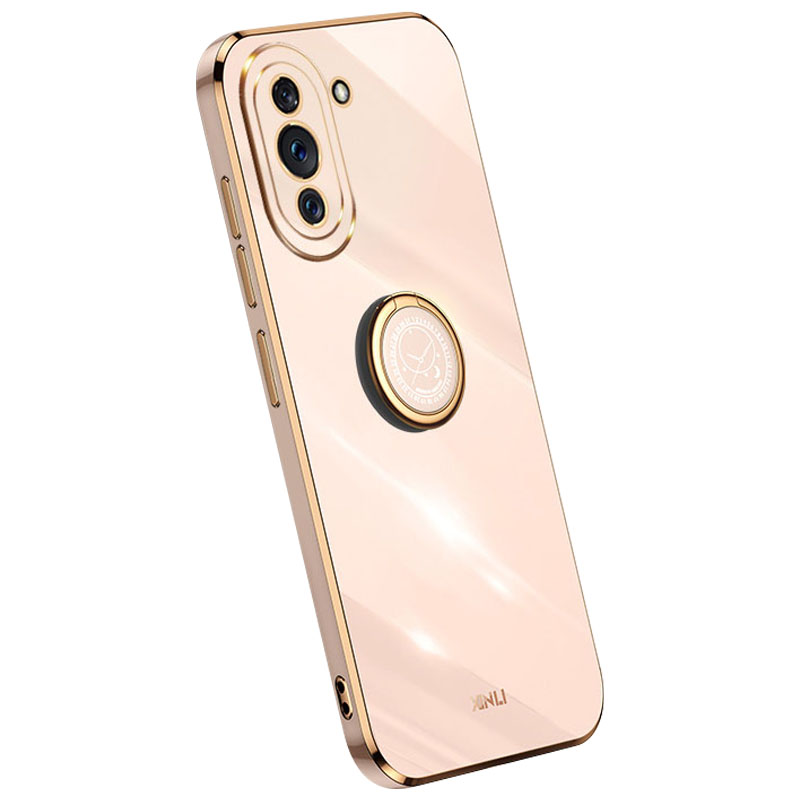 

Xinli Für Huawei Nova 10 4G Telefonhülle Mit Kickstand, Elektroplierender TPU -rückschutzabdeckung - Rosa, Huawei nova 10 4G