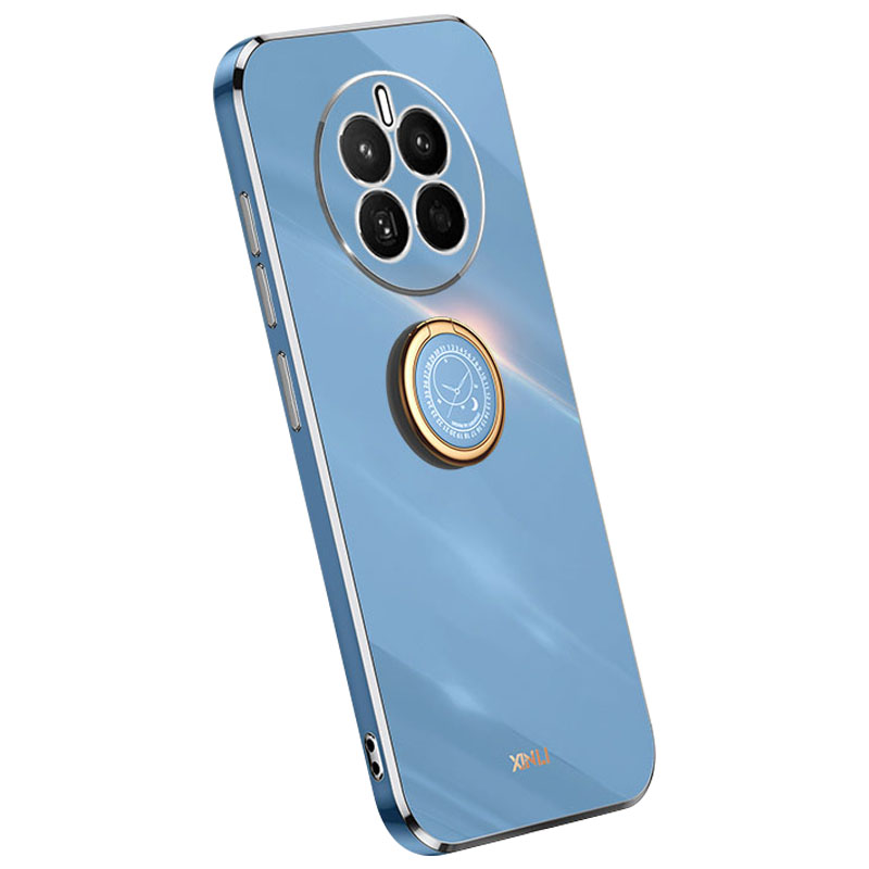 

Xinli Electroplating Phone Hase Für Huawei Mate 50 4G, Anti-kratzer-softabdeckung Mit Kickstand - Blau, Huawei Mate 50 4G