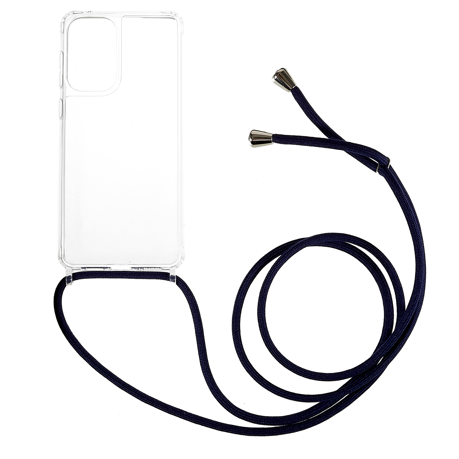 

Schutzhelfer Für Samsung Galaxy A73 5G, Tpu+acryltransparentes Telefon Mit Lanyard - Dunkelblau, Samsung Galaxy A73 5G