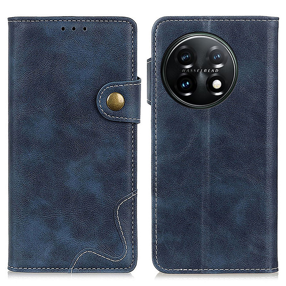 

Für OnePlus 11 5G S-förmige Textur-telefon-hülle Wallet Wallet Schutzhandy Flip-abdeckung - Blau, OnePlus 11 5G