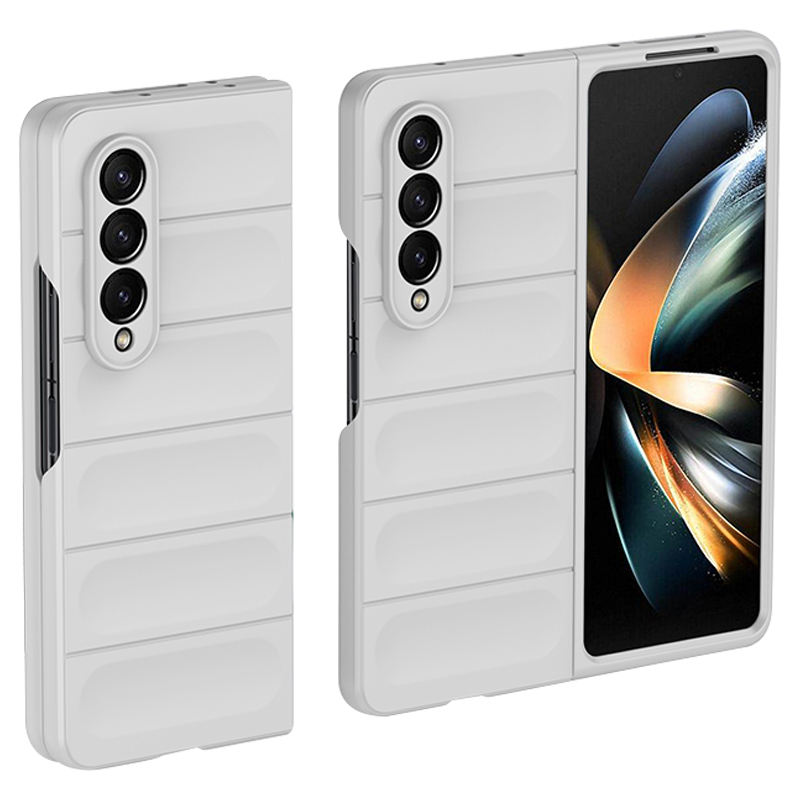 

Для Samsung Galaxy Z Fold4 5G Skin-touch Hard PC Back Case-защитник Прочный Телефон. - Белый, Galaxy Z Fold4 5G