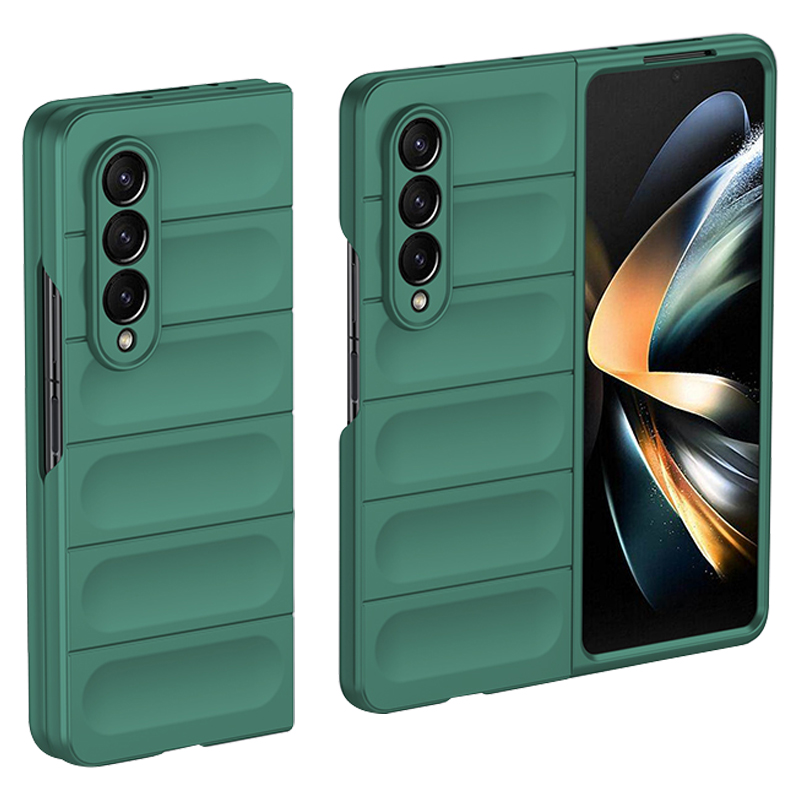 

Для Samsung Galaxy Z Fold4 5G Skin-touch Hard PC Back Case-защитник Прочный Телефон. - Зеленый, Galaxy Z Fold4 5G