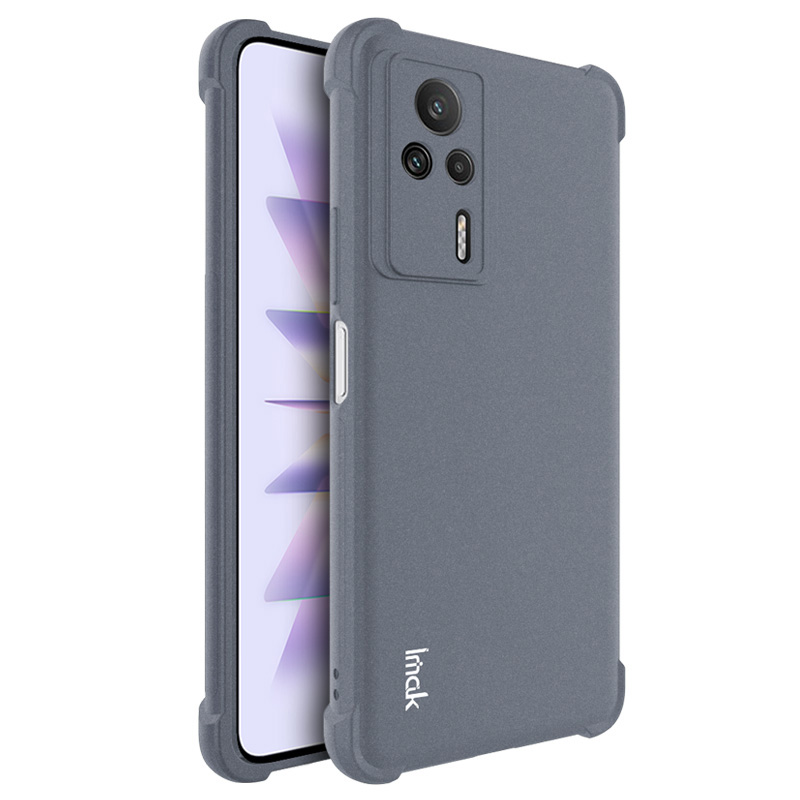 

IMAK Für Xiaomi Redmi K60E 5G Four Ecken Airbag Impact-resistantes Telefonhülle Mattes Weiches Tpu-telefon Rückzug - Grau, Xiaomi Redmi K60E 5G