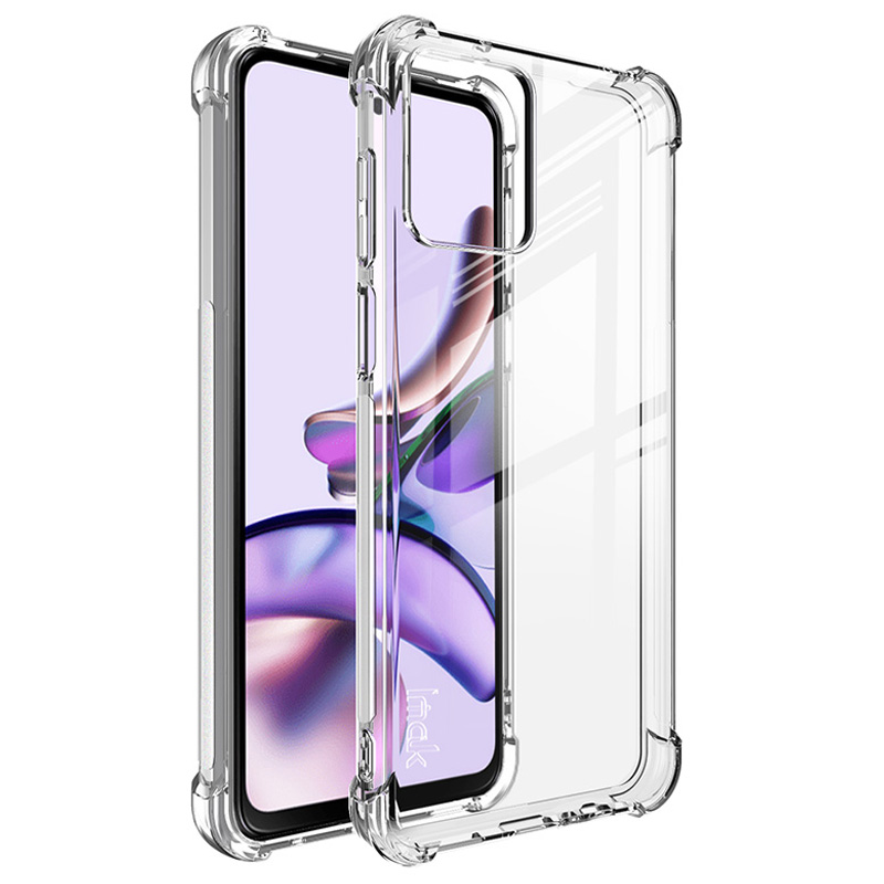 

IMAK Für Motorola Moto G73 5G Anti-gelben-airbag-kissen-design-telefonabdeckung Clear TPU Telefonhülle - Transparent, Motorola Moto G73 5G
