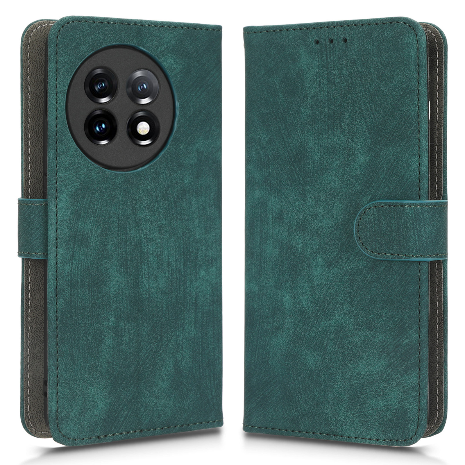 

PU Leder -telefonhülle Für OnePlus 11 5G Wallet -standschutz -flip -telefonabdeckung Mit RFID -blockierungsschutz - Grün, OnePlus 11 5G
