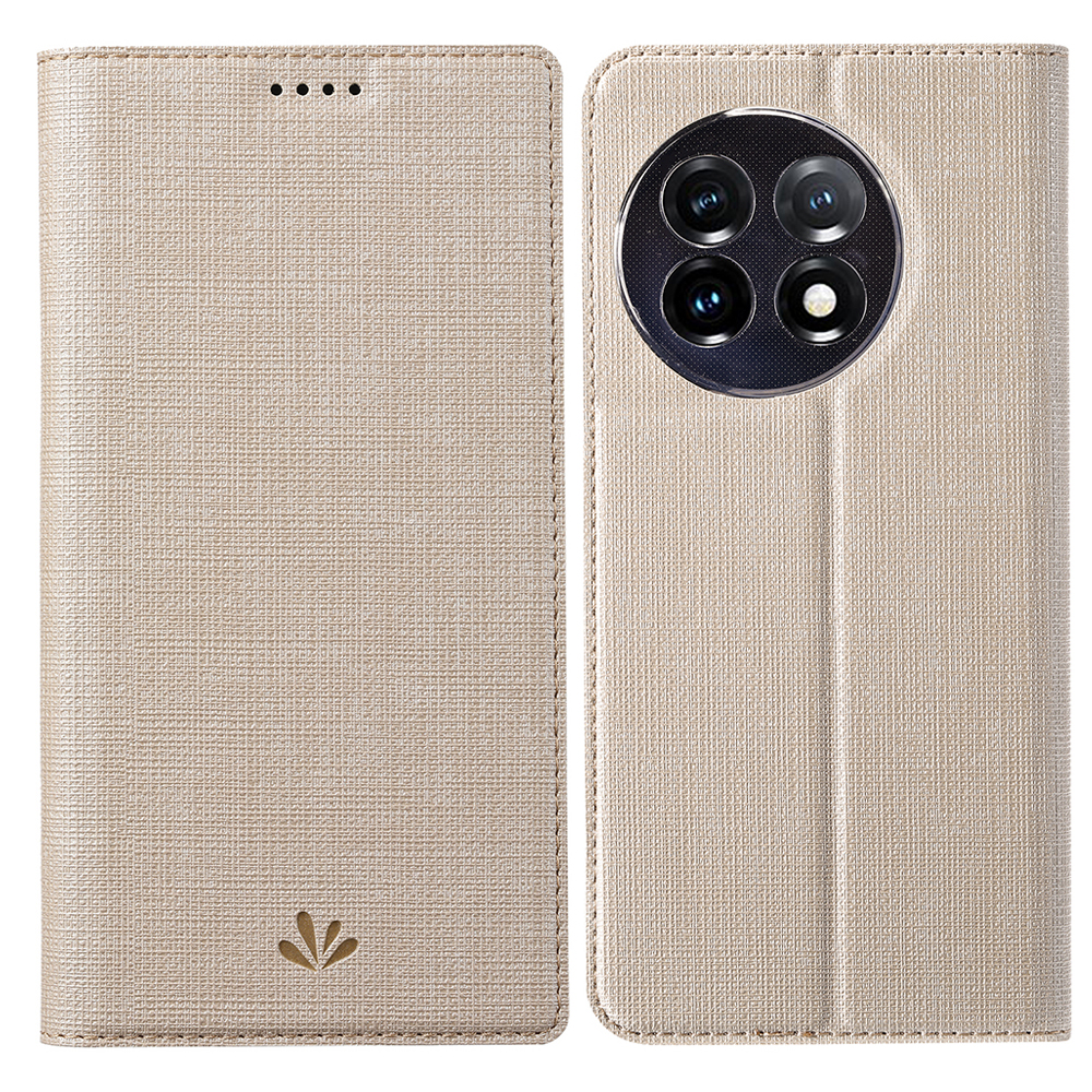 

VILI DMX -serie Für OnePlus 11 5G PU Leder -handy -karton -karten -slots Mobiltelefone Ständer Cover - Khaki, OnePlus 11 5G