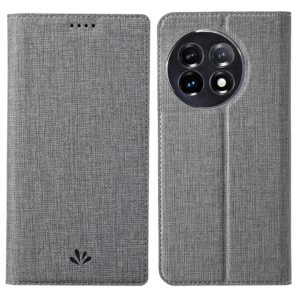 

VILI DMX -serie Für OnePlus 11 5G PU Leder -handy -karton -karten -slots Mobiltelefone Ständer Cover - Grau, OnePlus 11 5G