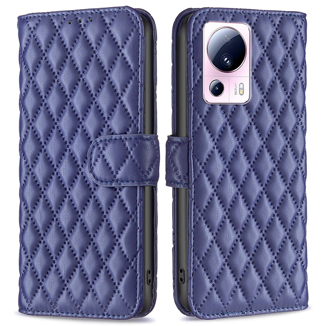 

Binfen Color BF Style-14 Telefonkoffer Für Xiaomi 13 Lite / Civi 2 5g, Lederständer Brieftasche Abdeckung - Blau, Xiaomi 13 Lite