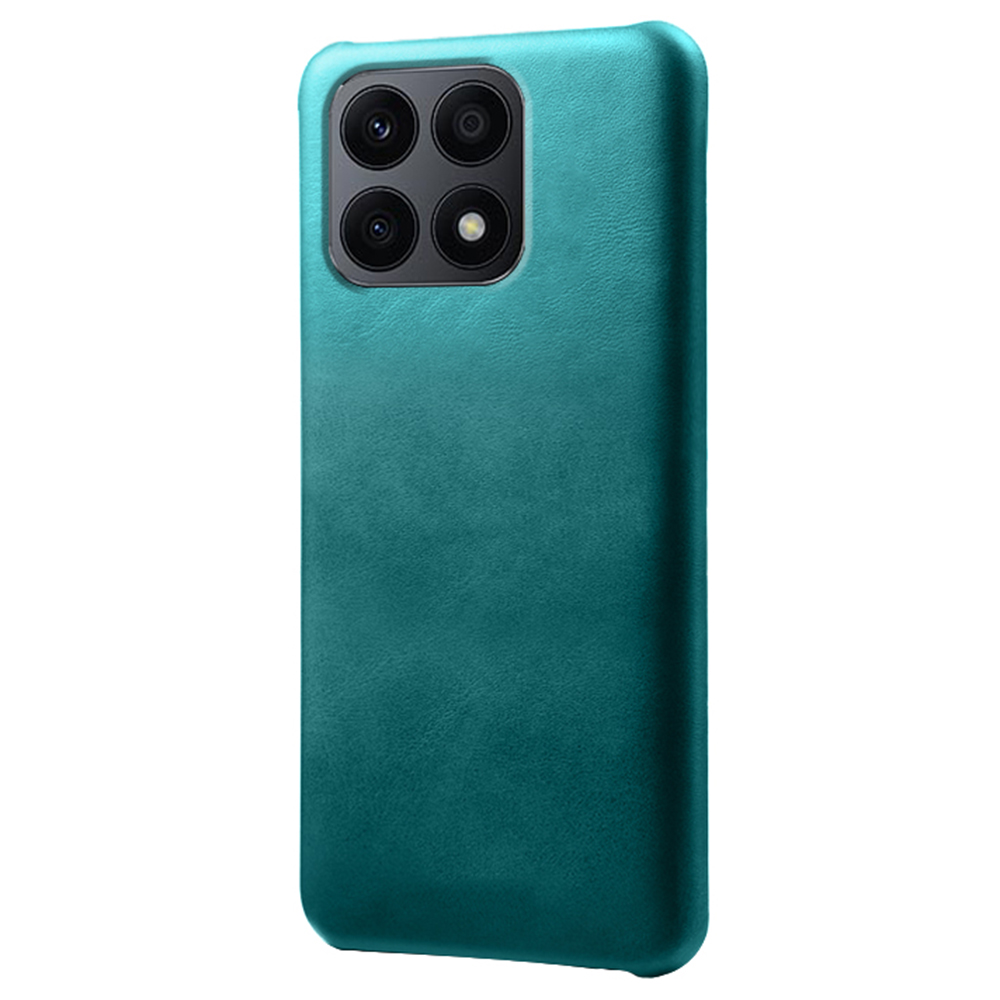 

Für Ehren X8a 4G Kalb Textur Leder Beschichtetes PC Zurück-abdeckung Anti-drop-telefonhülle - Grün, Honor X8a 4G