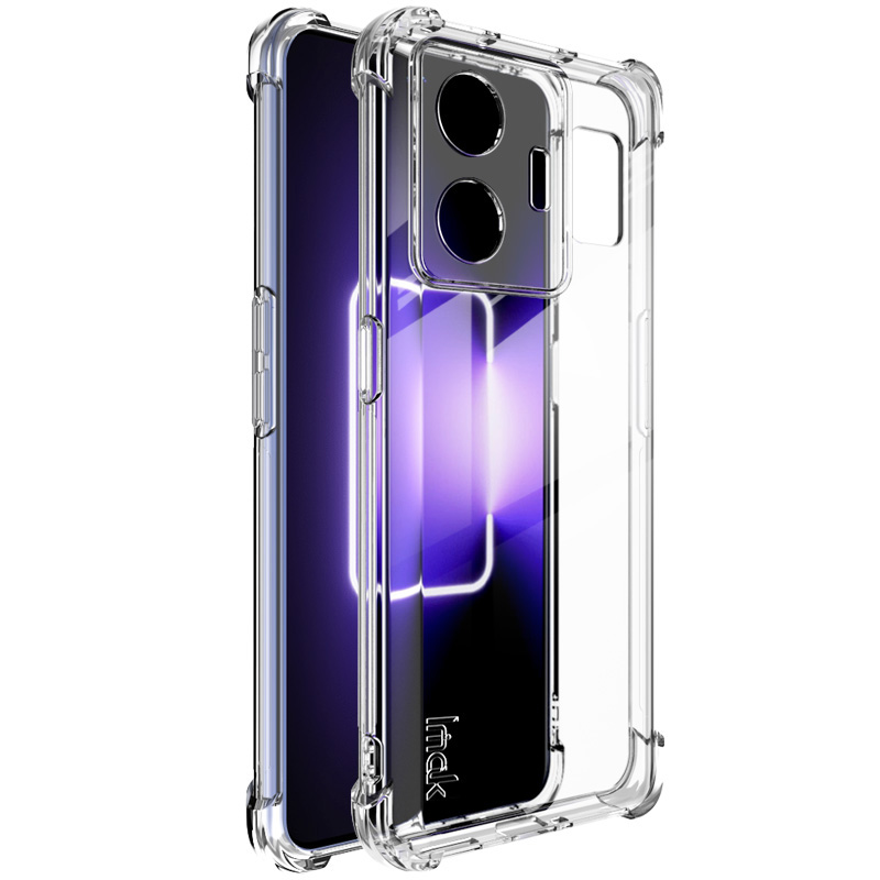 

IMAK Für Realme GT Neo 5 5g / GT3 5G Telefonkoffer Schockdichte Kissen Airbag TPU -telefonabdeckung - Transparent, Realme GT Neo 5 5G