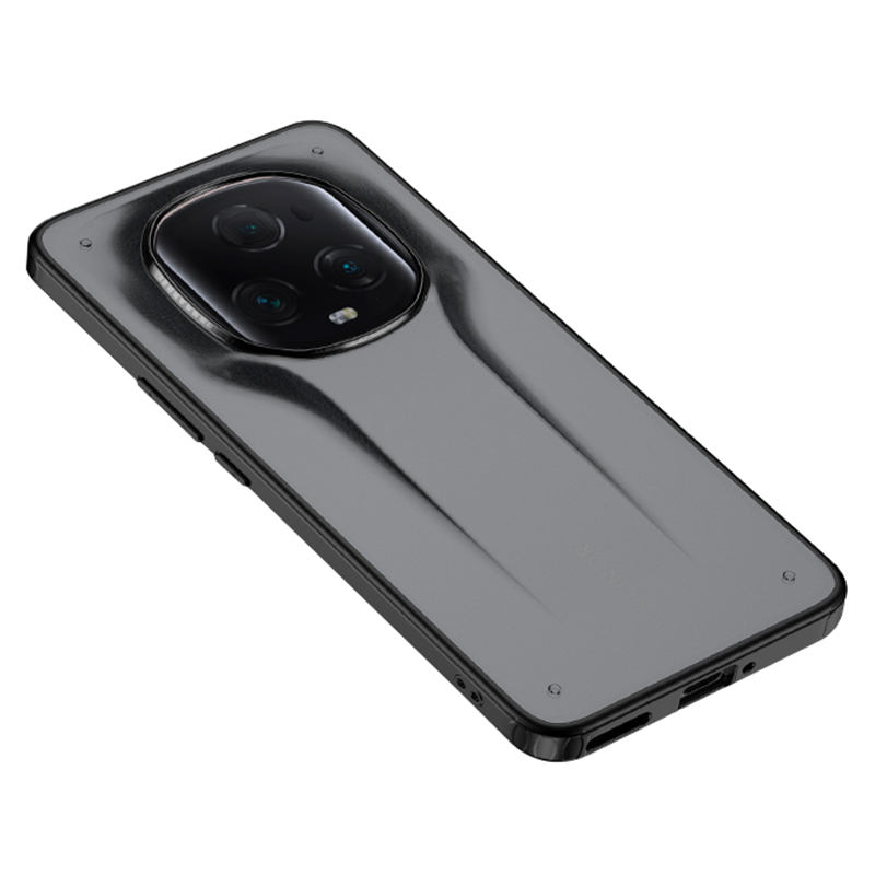

Für Honor Magic5 Ultimate 5G Phone Case Hard PC Soft TPU Doppelschicht Anti-kratzer-abdeckung - Schwarz, Honor Magic5 Ultimate 5G