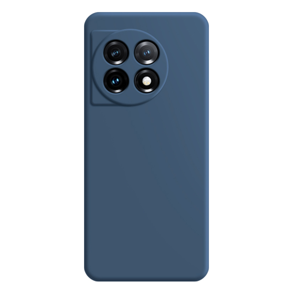 

Für OnePlus 11 5G Weiche Tpu-rutschfaserfaserfaserfaser-telefonhülle Nicht Rutschfalperner Rückzugabdeckung - Dunkelblau, OnePlus 11 5G