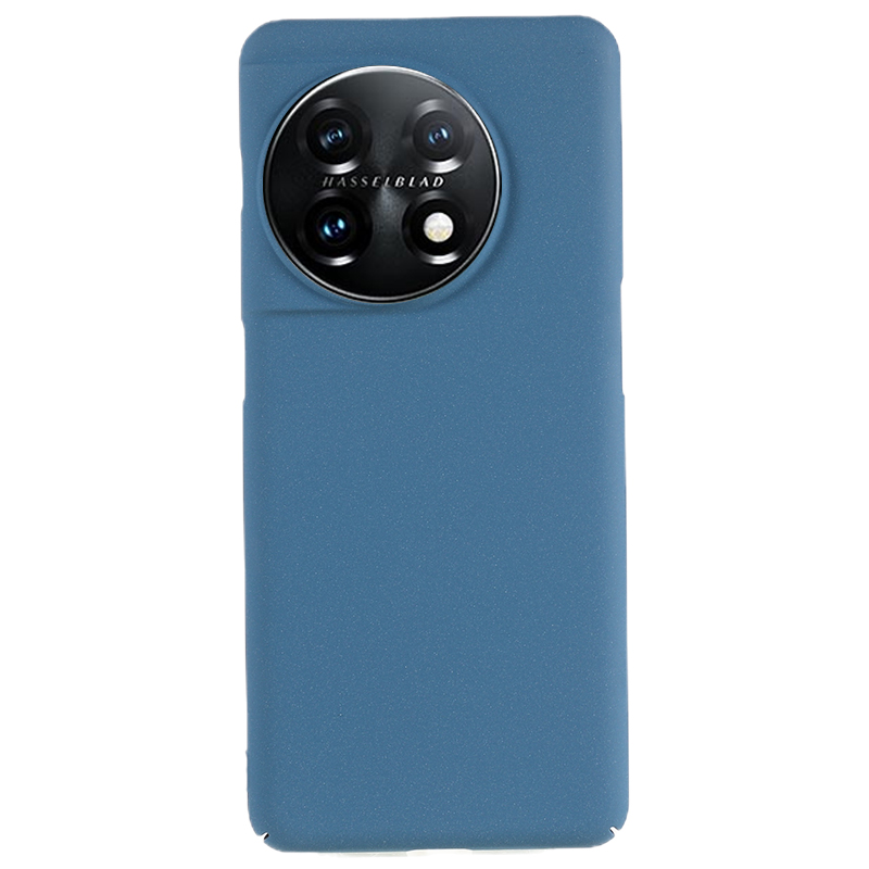 

Für OnePlus 11 5G Matte Telefonkoffer Drop-proof-hard-pc-schutzhilfeabdeckung - Navy Blau, OnePlus 11 5G