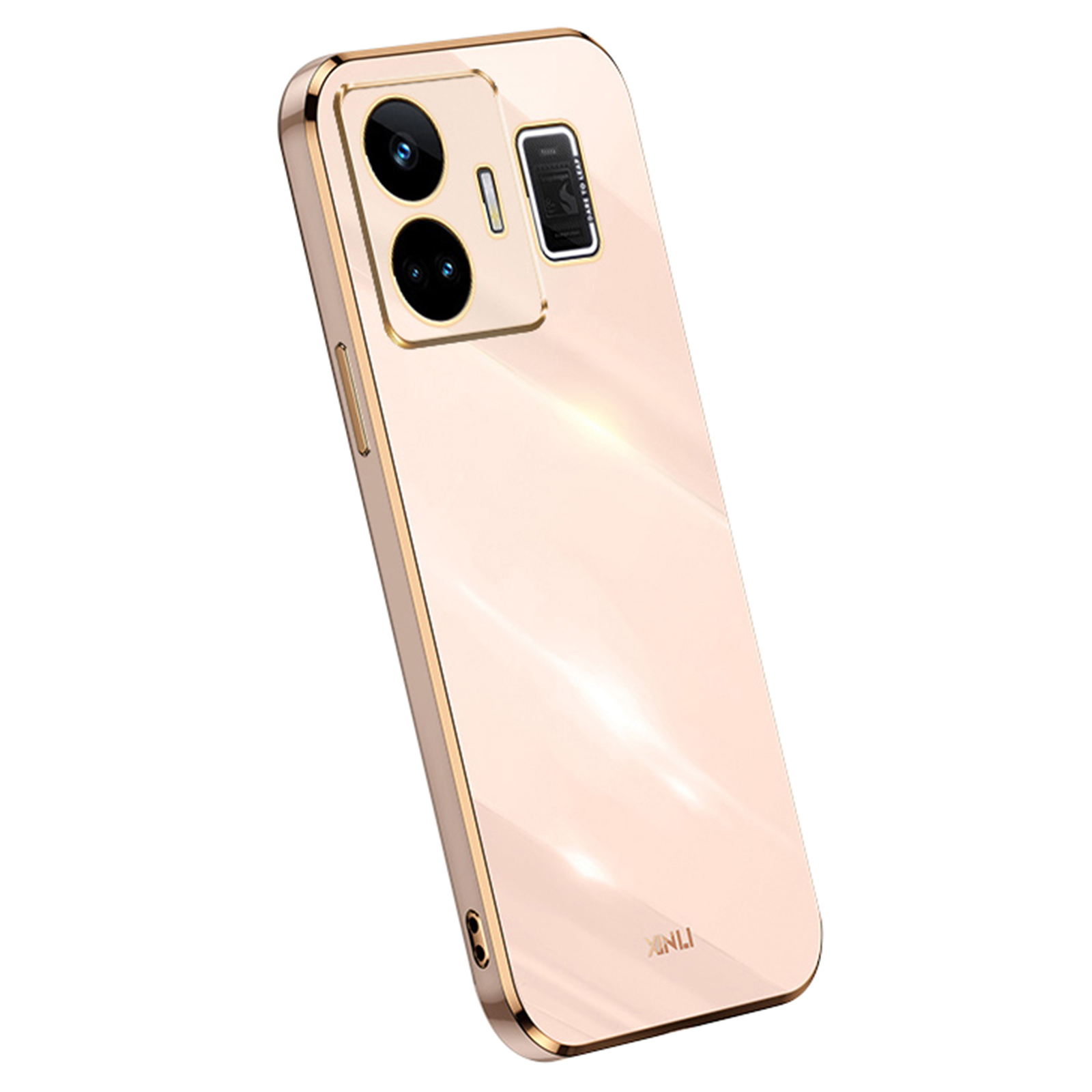 

Xinli Für Realme GT Neo 5 5G -telefon TPU -hülle Elektroplatte Telefonabdeckung Mit Vollkamera -objektivschutz - Rosa, Realme GT Neo 5 5G