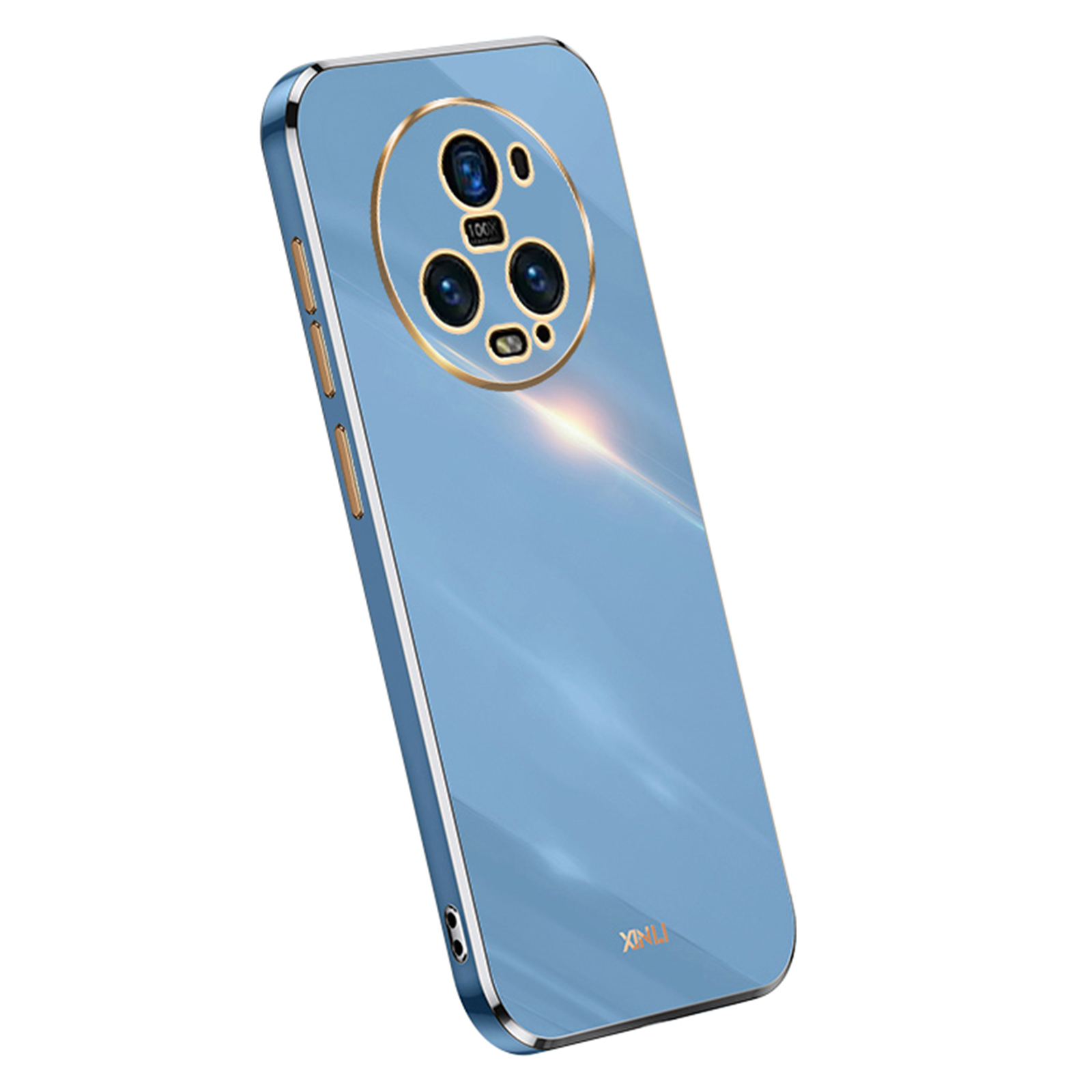 

Xinli Für Honor Magic5 Pro Telefon Tpu-fall Kamera-objektivschutz Elektroplieren Anti-drop-abdeckung - Blau, Honor Magic5 Pro