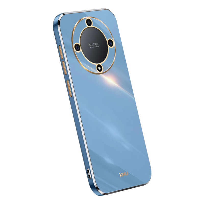

Xinli Für Ehre Magic5 Lite 5g / X9a 5G Elektroplierende TPU -telefonhülle Schutz Telefonabdeckung - Blau, Honor Magic5 Lite 5G