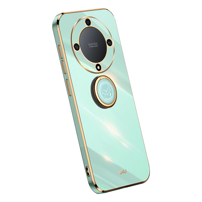 

Xinli Für Ehre Magic5 Lite 5g / X9a 5G Ring Kickstand Elektroplatten Telefonhülle TPU -telefonabdeckung - Cyan, Honor Magic5 Lite 5G
