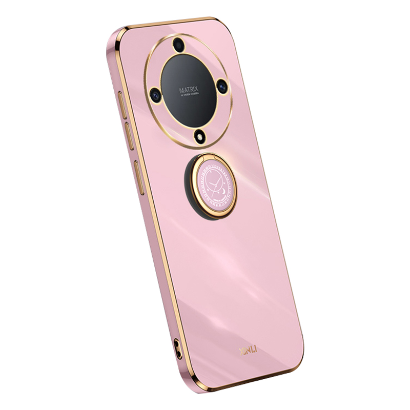 

Xinli Für Ehre Magic5 Lite 5g / X9a 5G Ring Kickstand Elektroplatten Telefonhülle TPU -telefonabdeckung - Lila, Honor Magic5 Lite 5G
