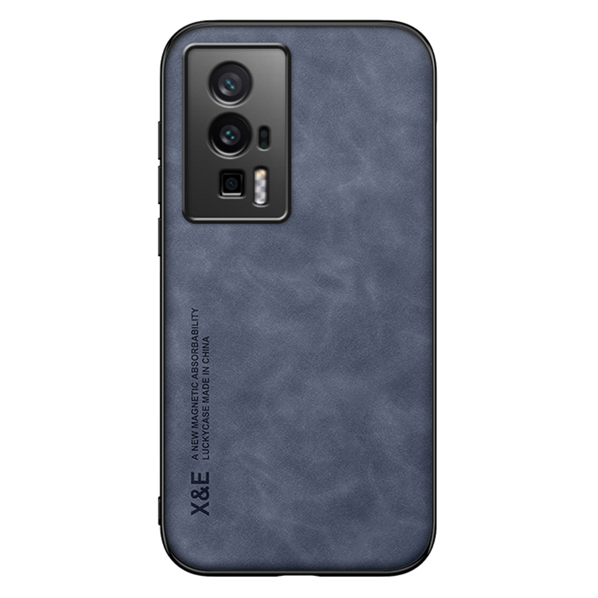 

x & e Für Xiaomi Redmi K60 5G / K60 Pro 5G Telefonhülle PU Leder Tpu-pc-deckung Haut-touch Slim Case - Blau, Xiaomi Redmi K60 5G