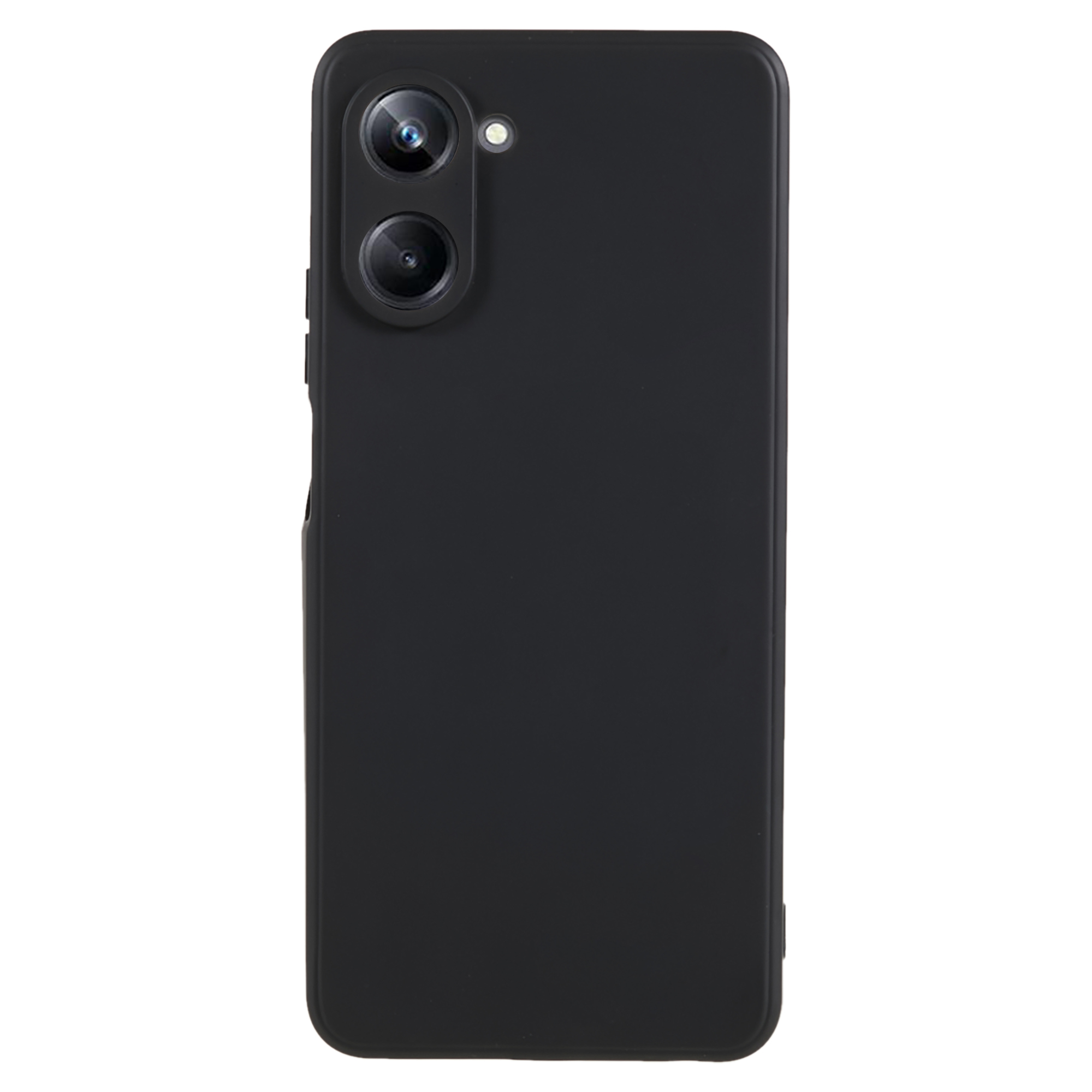 

Für Realme 10 Pro 5G Conbon Color Gerade Kante TPU -hülle Objektiv Präzise Ausschnitt Telefonabdeckung - Schwarz, Realme 10 Pro 5G
