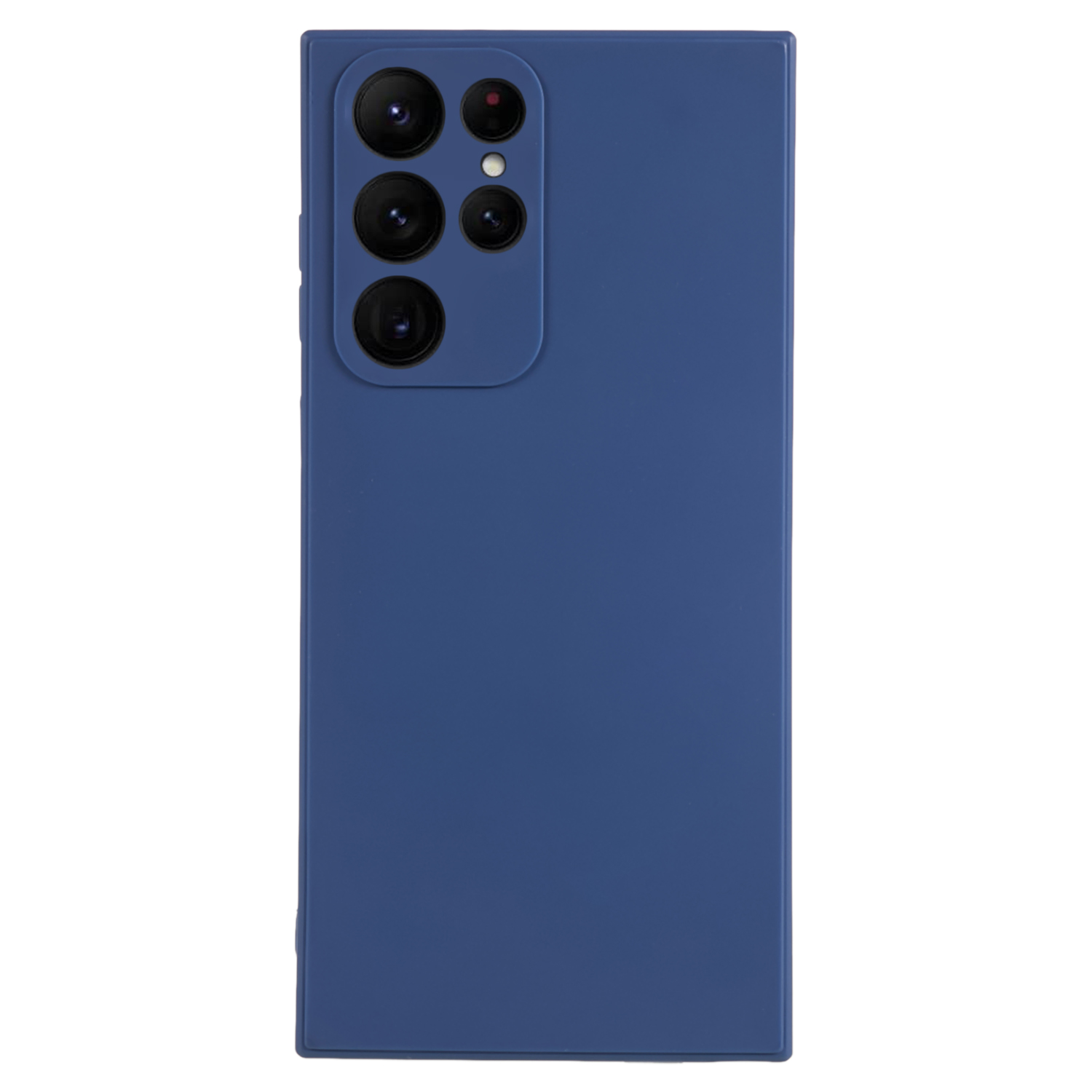 

Für Samsung Galaxy S22 Ultra 5G Gerade Kante TPU -abdeckobjektiv Präziser Ausschnitt Süßigkeitenfarbenfarbe Telefonhülle - Saphir, Galaxy S22 Ultra 5G