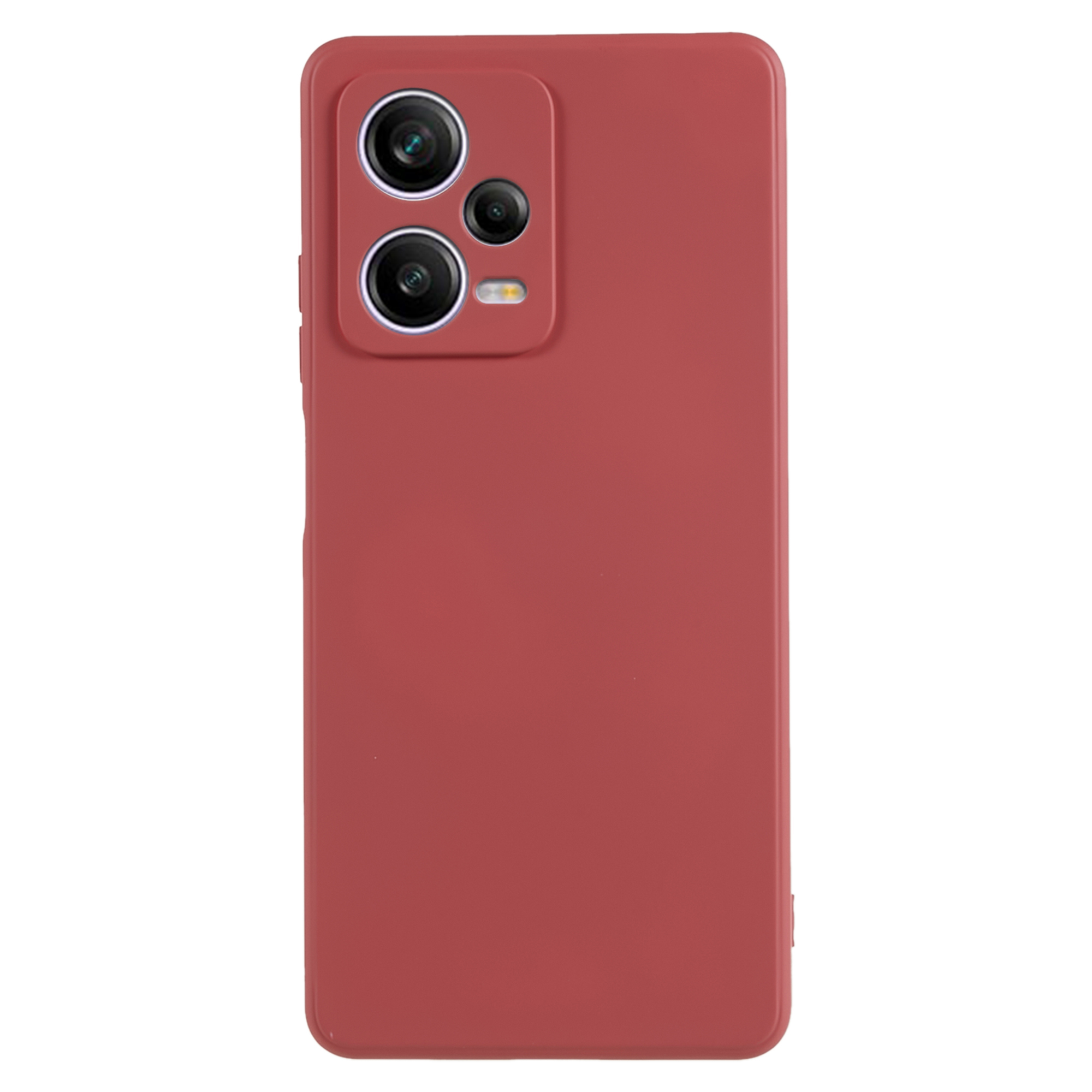 

TPU -telefonabdeckung Für Xiaomi Redmi Note 12 Pro+ 5G Slim Case Faserfaserfaserfabrik - Hawthornrot, Xiaomi Redmi Note 12 Pro+ 5G