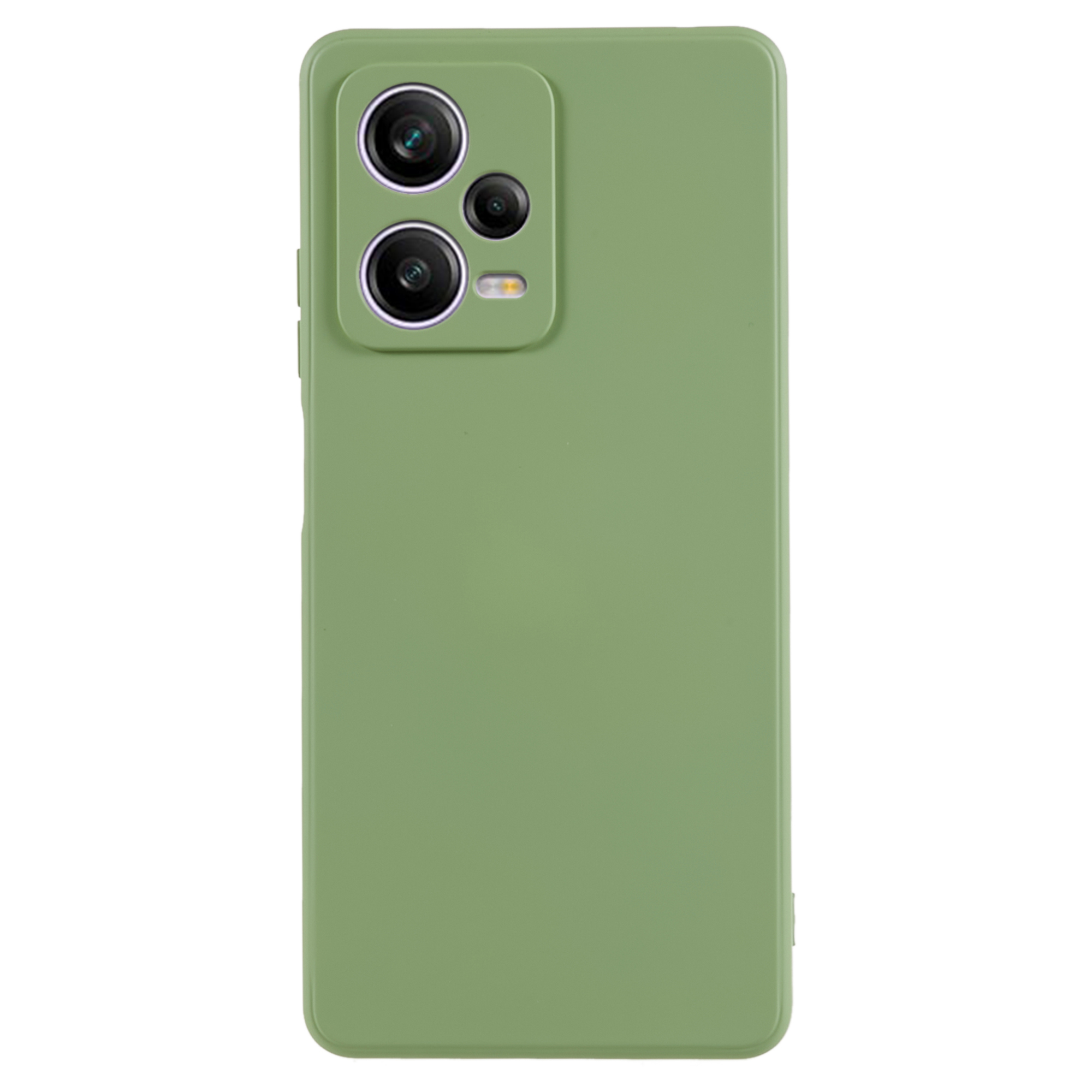 

TPU -telefonabdeckung Für Xiaomi Redmi Note 12 Pro+ 5G Slim Case Faserfaserfaserfabrik - Bohnengrün, Xiaomi Redmi Note 12 Pro+ 5G