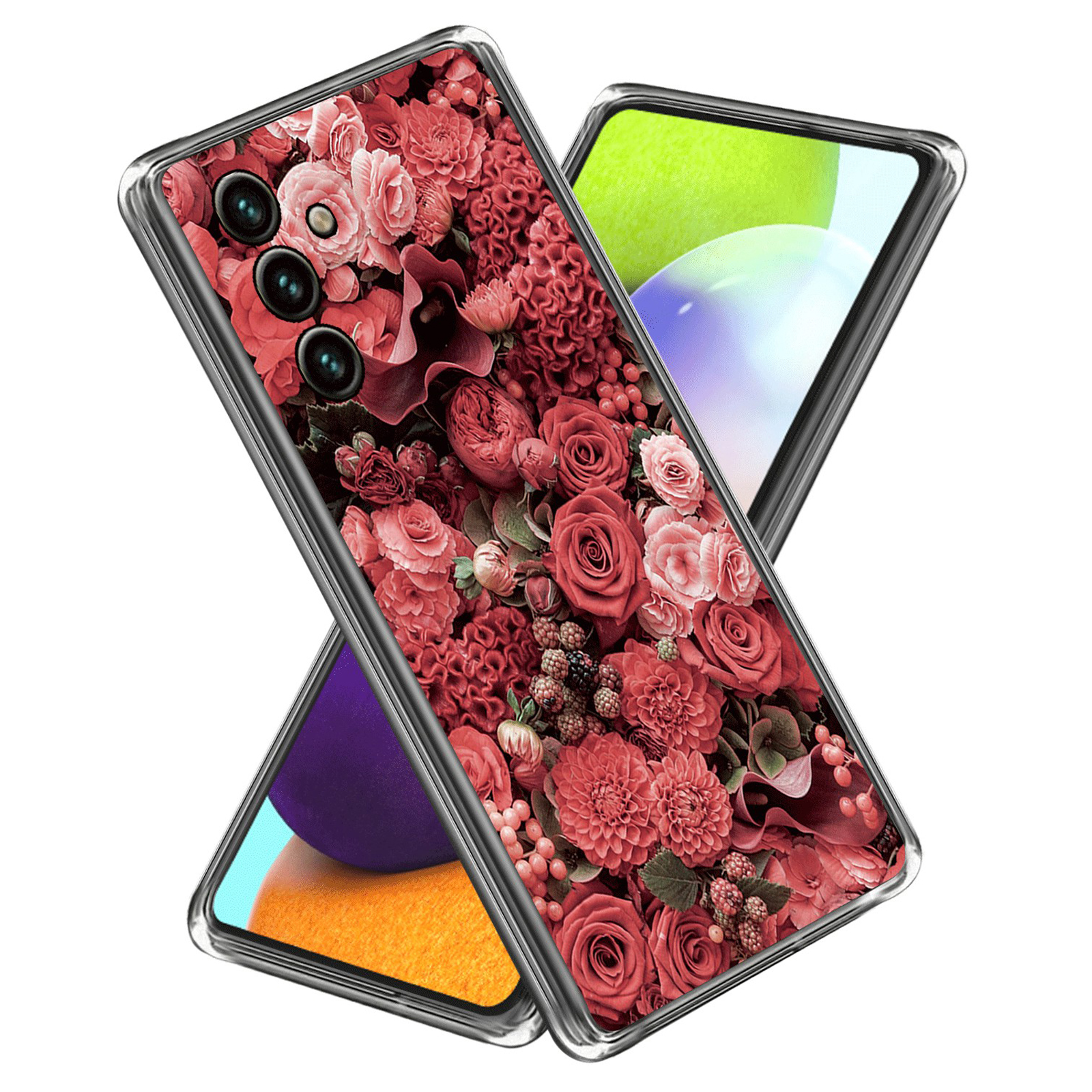 

Stoßdämpfer Hülle Für Samsung Galaxy M54 5G Telefonhülle Musterdruck IMD TPU Slim Cover - Kunstlose Million Blumen, Galaxy M54 5G